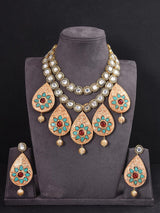 Traditional Kundan Meena Designer Necklace Set