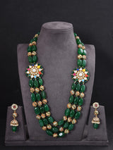 Contemporary Colored Stone Beaded Necklace Set