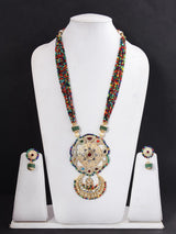 Traditional Kundan Meena Designer Necklace Set