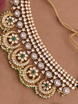 Traditional Kundan Meena Choker Necklace Set