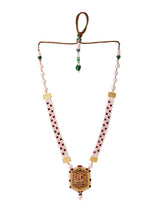 Traditional Colored Stone Choker Necklace Set