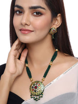 Traditional Enamelled Beaded Necklace Set
