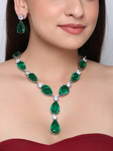 Contemporary Colored Stone Designer Necklace Set
