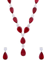 Contemporary Colored Stone Designer Necklace Set