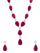 Contemporary Colored Stone Designer Necklace Set