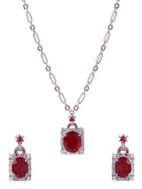 Contemporary Colored Stone Designer Necklace Set