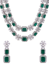 Contemporary Colored Stone Designer Necklace Set