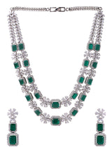 Contemporary Colored Stone Designer Necklace Set