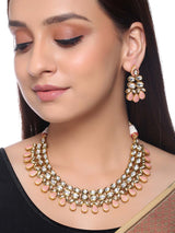 Floral Enamelled Traditional Necklace Set