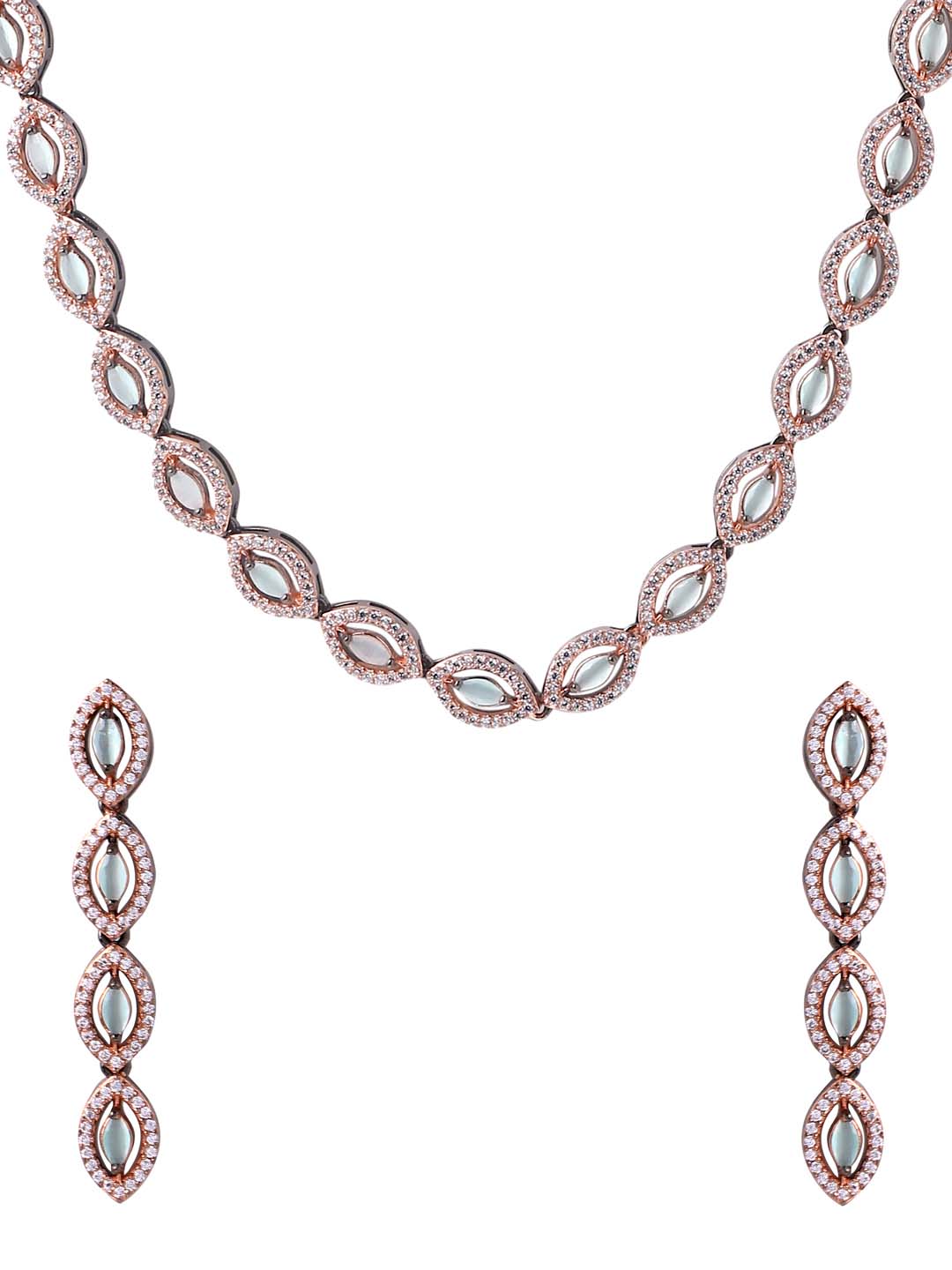 Classic Black Beauty Designer Necklace Set