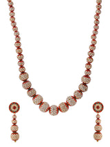 Traditional Enamelled Beaded NecklaceSet