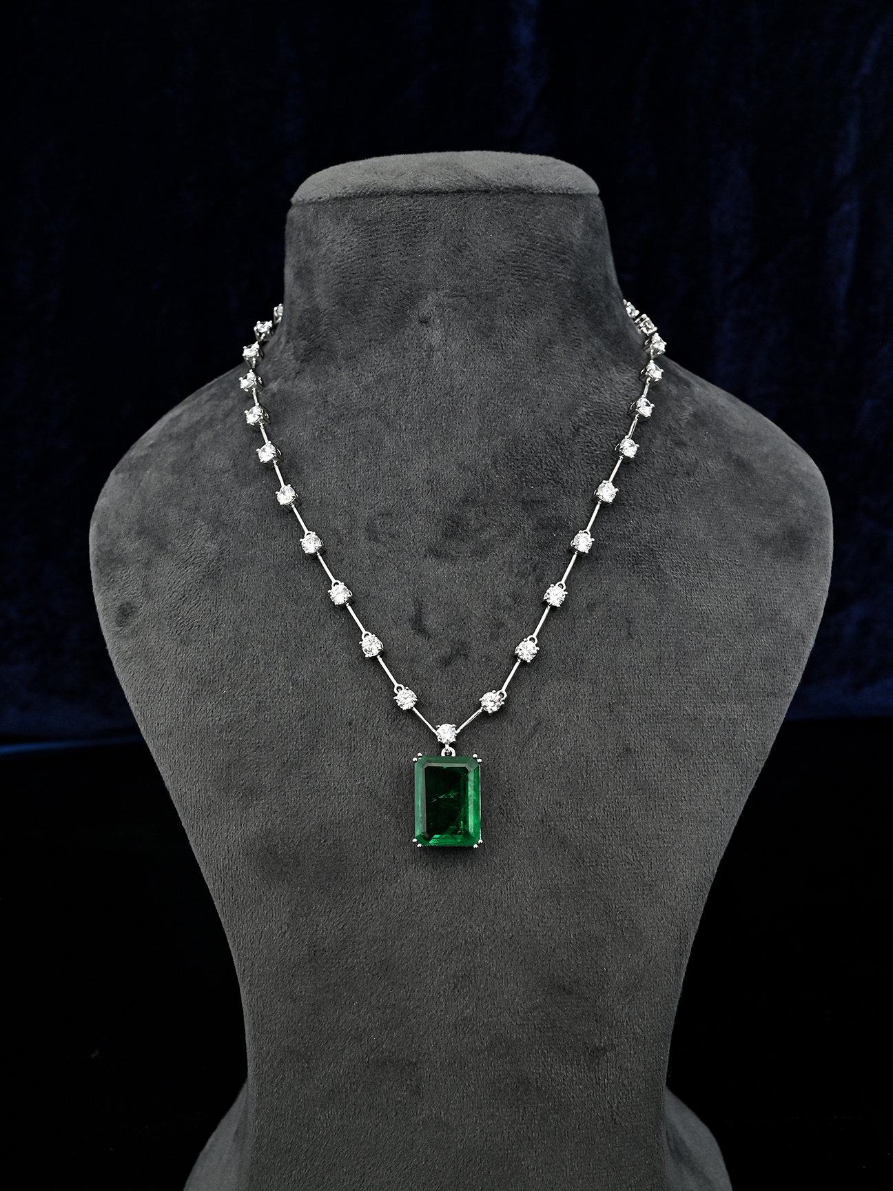 Contemporary Colored Stone designer Necklace