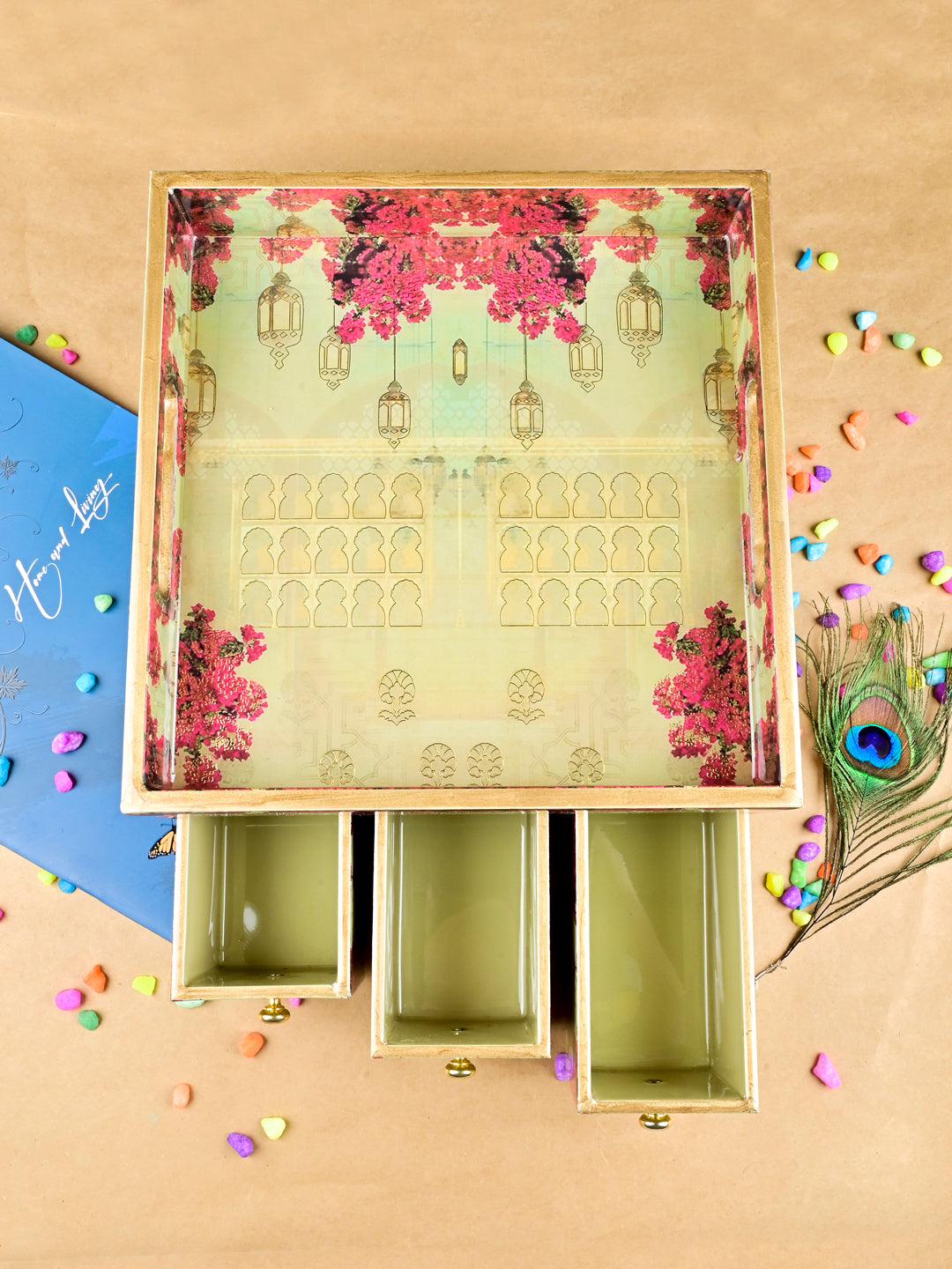 Botanica Three Drawer Multi Utility Box