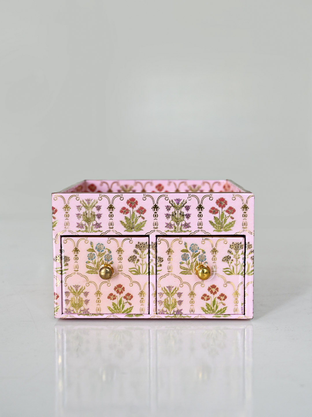 Amenity Box(2 Drawer )Floare Powder Pink