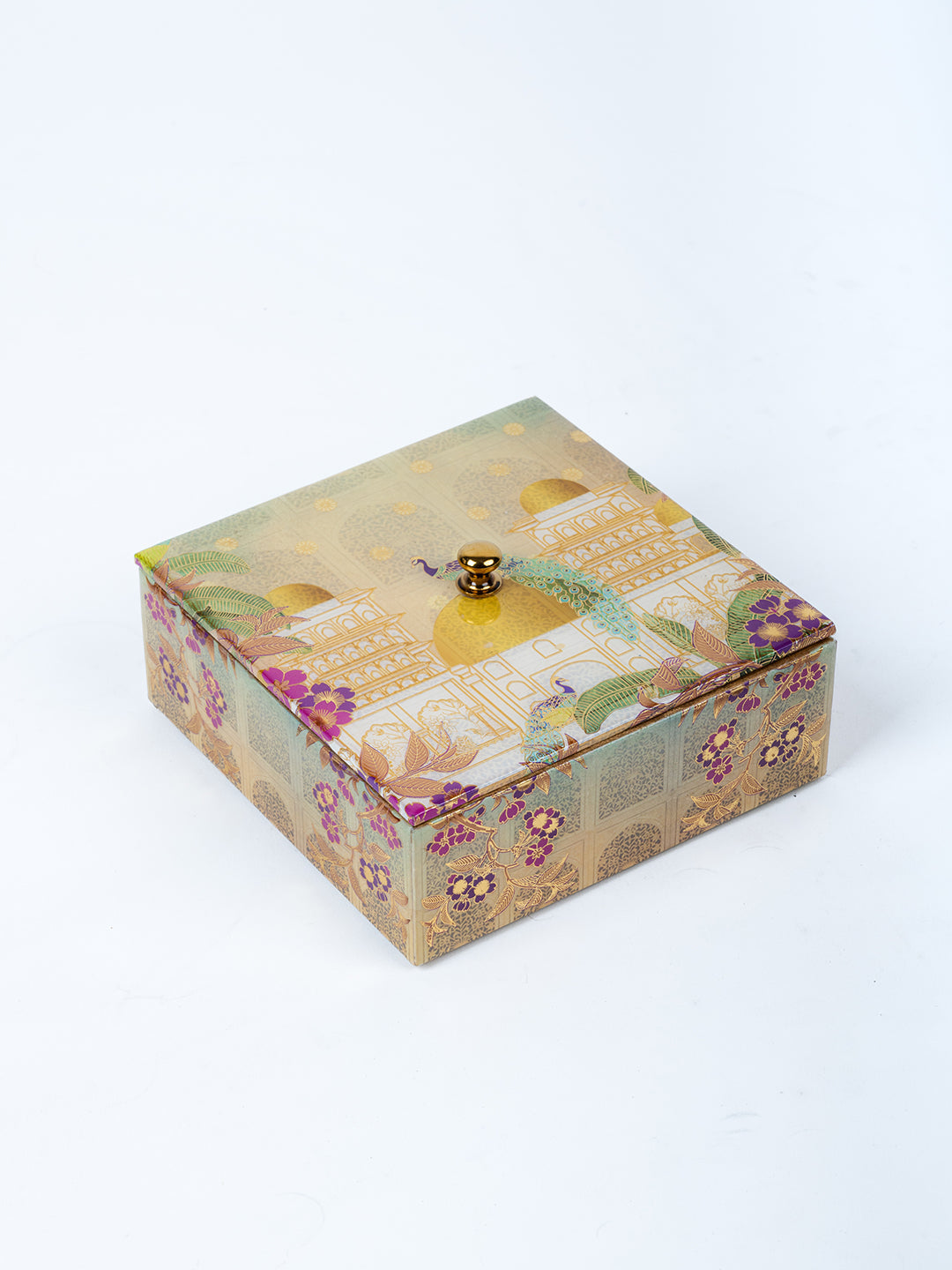 Mayura Square Box With Acrylic 8*8