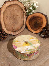 Mayura Round Box With Acrylic