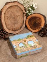 Jharoka Door Square Box With Acrylic(8*8)