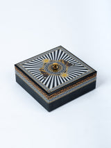 Panther Printed Square Box With Acrylic(6*6)