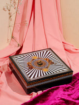 Panther Printed Square Box With Acrylic(8*8)