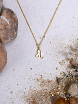 The Leo Zodiac 18 K Gold Plated Pendant