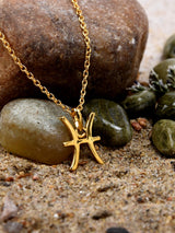 The Pisces 18 K Gold Plated Pendant