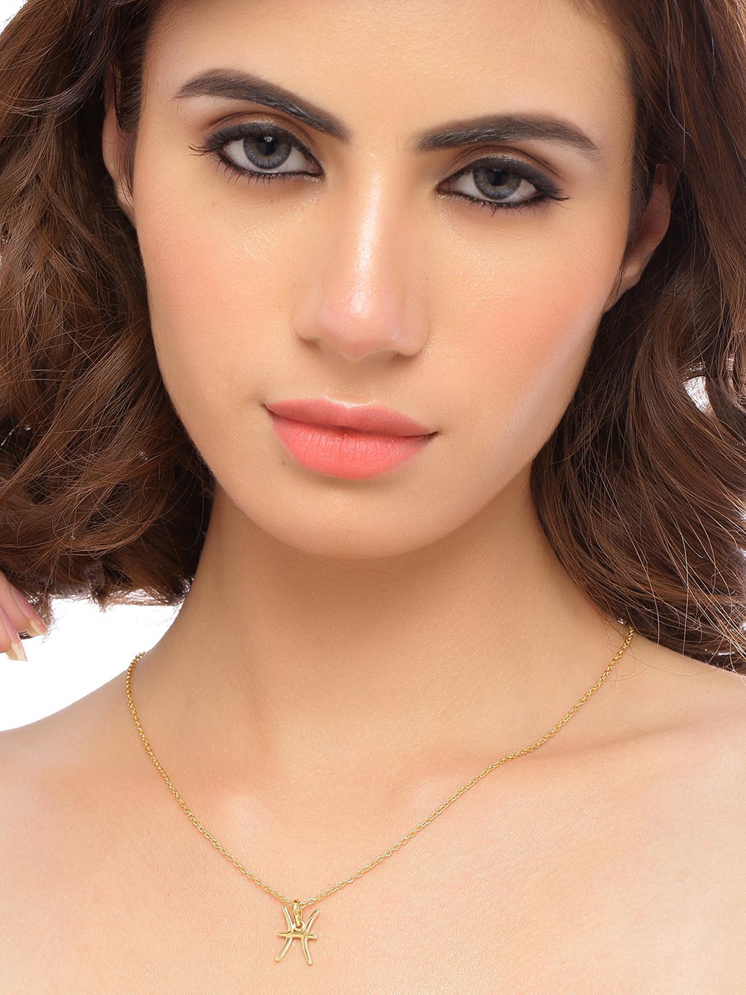 The Pisces 18 K Gold Plated Pendant