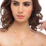 18 K Gold Plated Puzzle Pendant