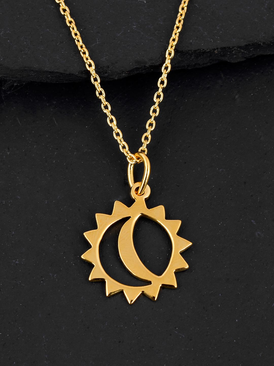 18 K Gold Plated Sunshine Pendant