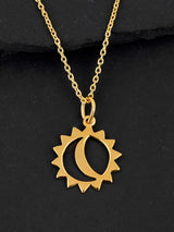 18 K Gold Plated Sunshine Pendant