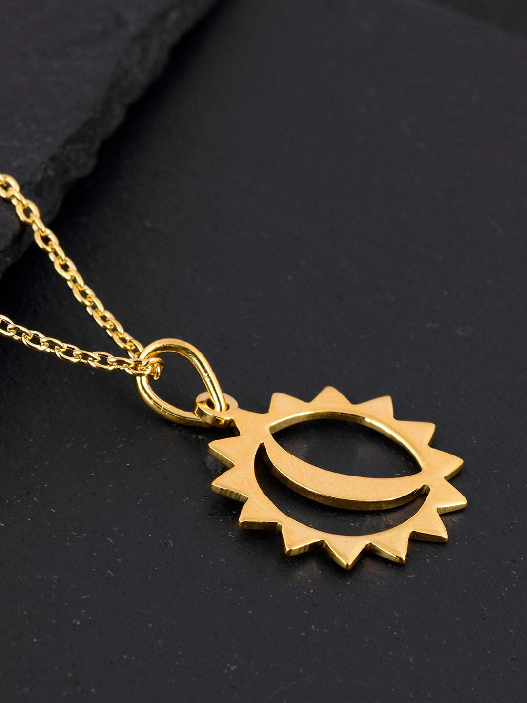 18 K Gold Plated Sunshine Pendant