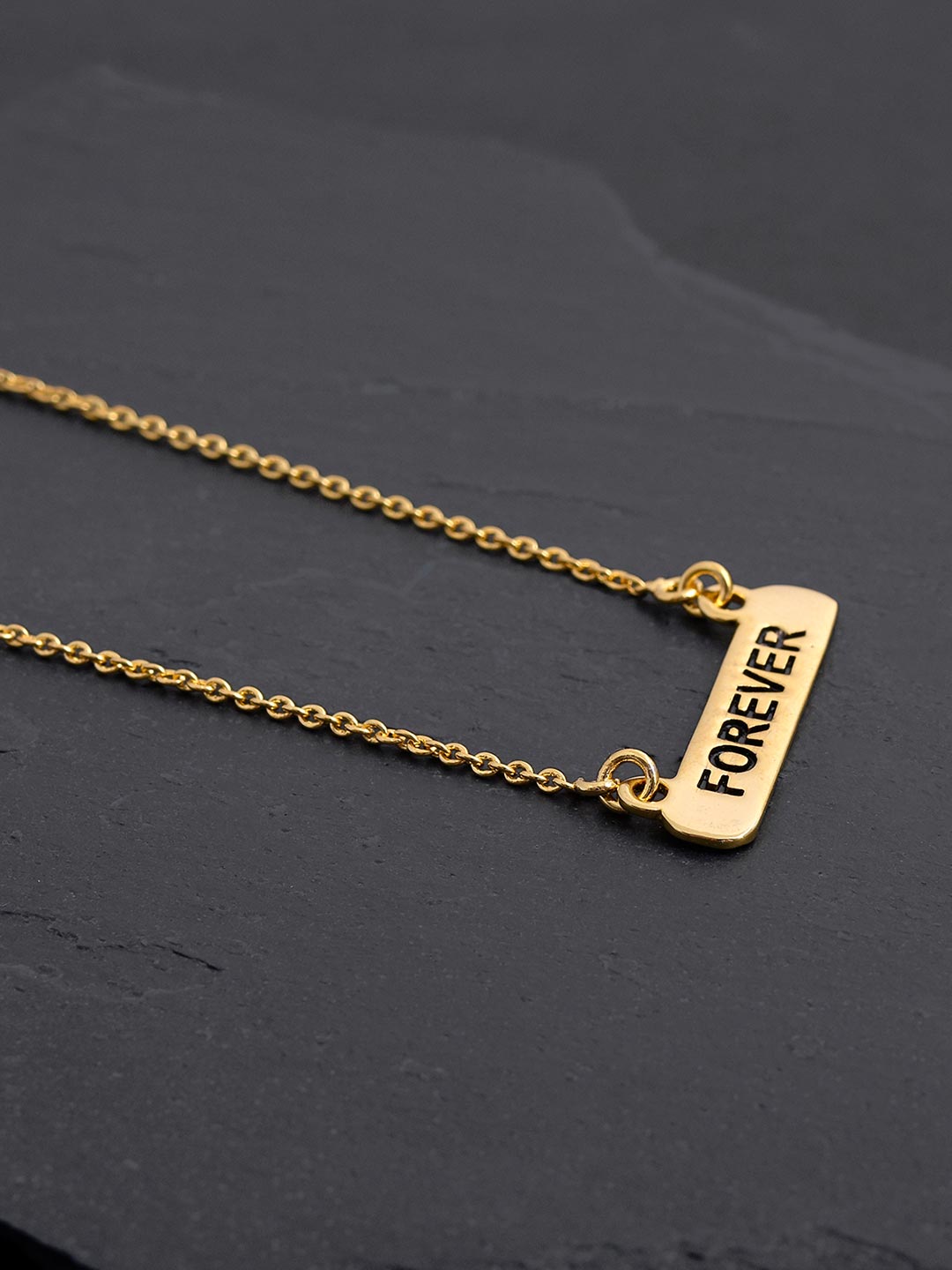 18 K Gold Plated Forever Pendant
