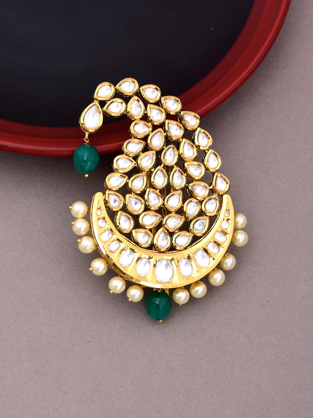 Traditional Kundan Meena Designer Pendant