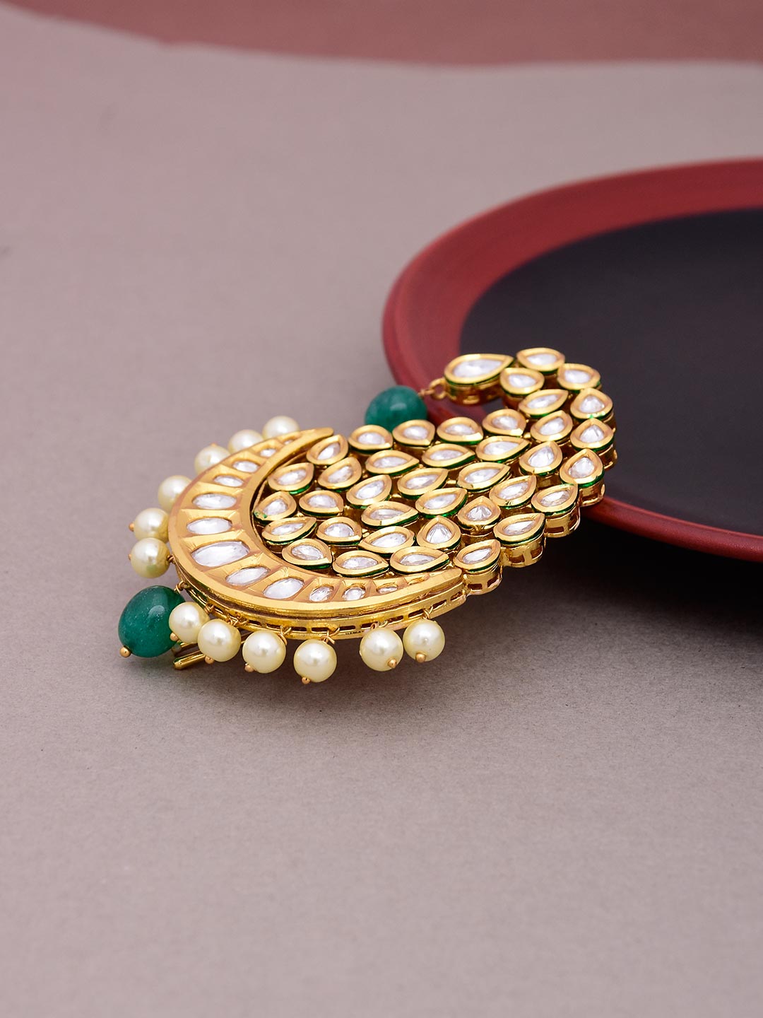Traditional Kundan Meena Designer Pendant