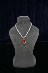 Contemporary Colored Stone Designer Pendant