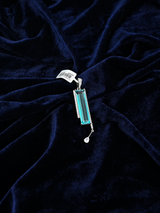 Contemporary Colored Stone Designer Pendant