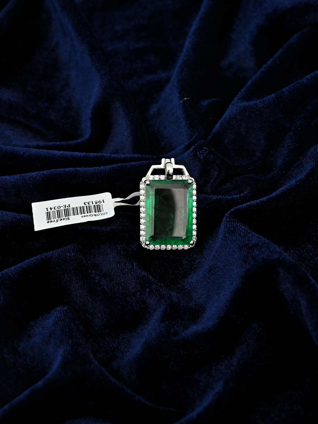 Contemporary Colored Stone Designer Pendant