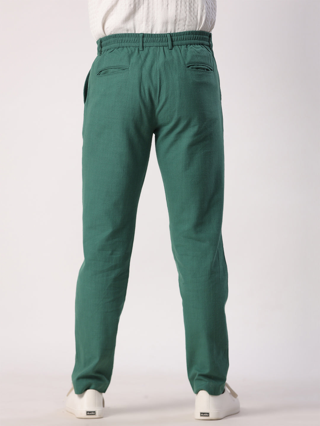 Buy Blue Cotton Comfort Fit Drawstring Pants for Men Online at Fabindia |  20121593