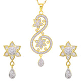 Floral Modern Designer Pendant Set