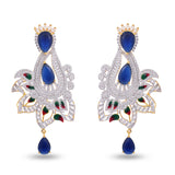 Floral Enamelled Traditional Pendant Set