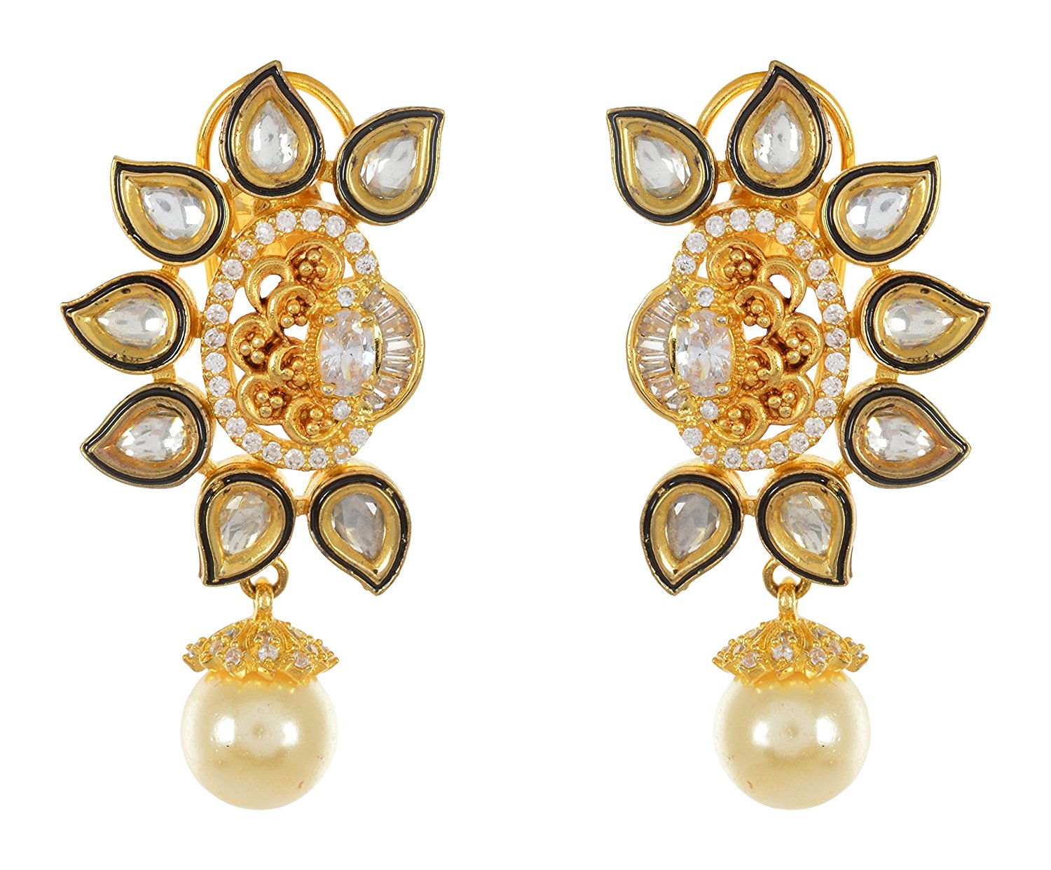 Floral Antique Designer Pendant Set