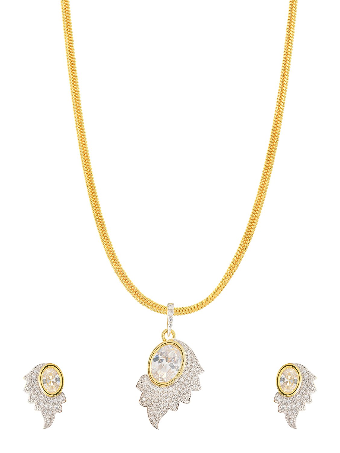 Floral Modern Designer Pendant Set