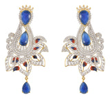 Floral Enamelled Designer Pendant Set