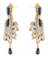 Floral Enamelled Designer Pendant Set