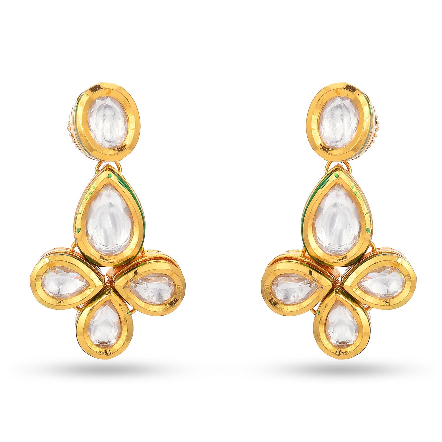 Traditional Kundan Meena Traditional Pendant Set