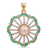 Floral Modern Pendant Set