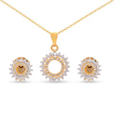 Classic Round Design Workwear Pendant Set