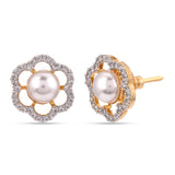 Modern Pearl and American Diamonds Workwear Pendant Set