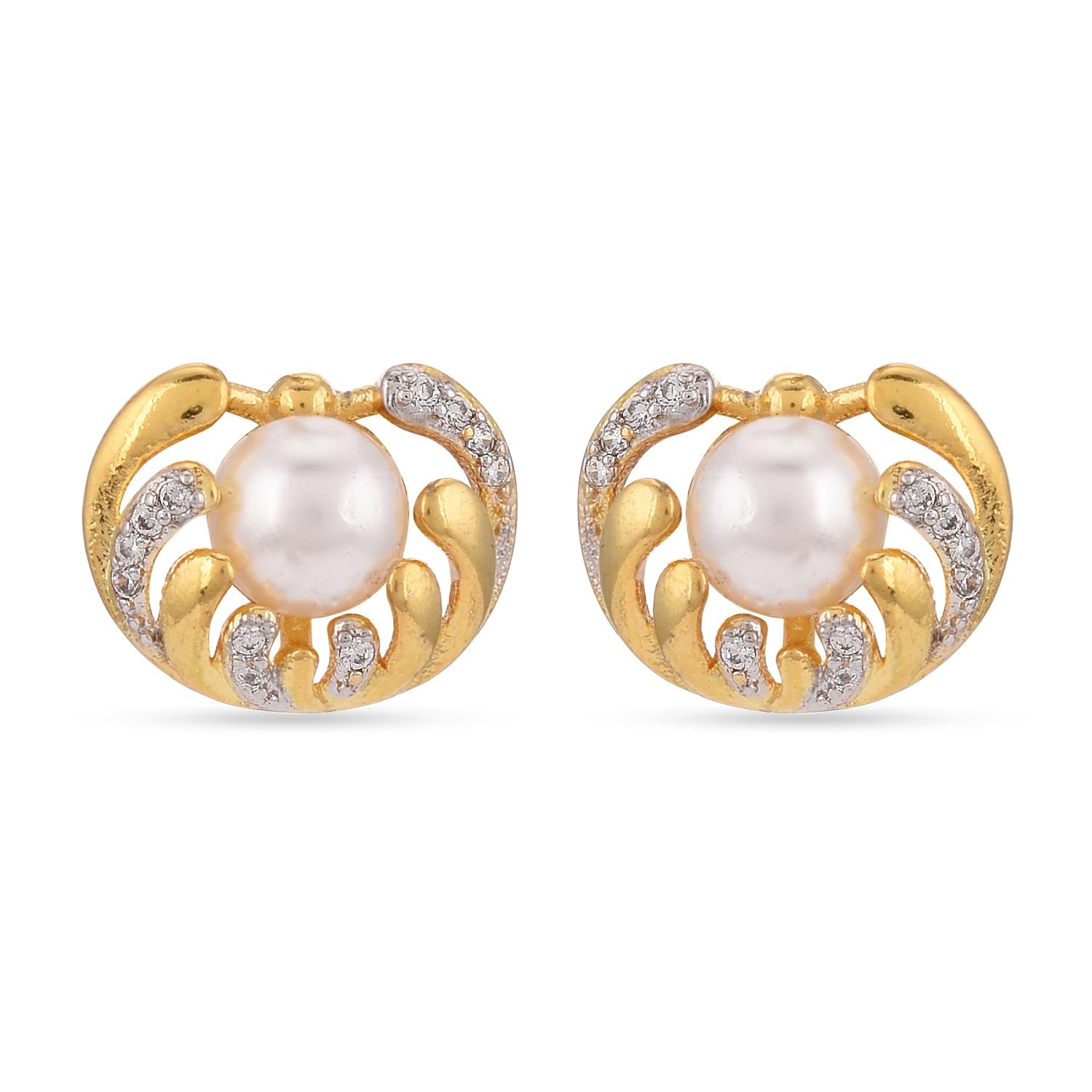 Pearl Designer American Diamonds Workwear Pendant Set