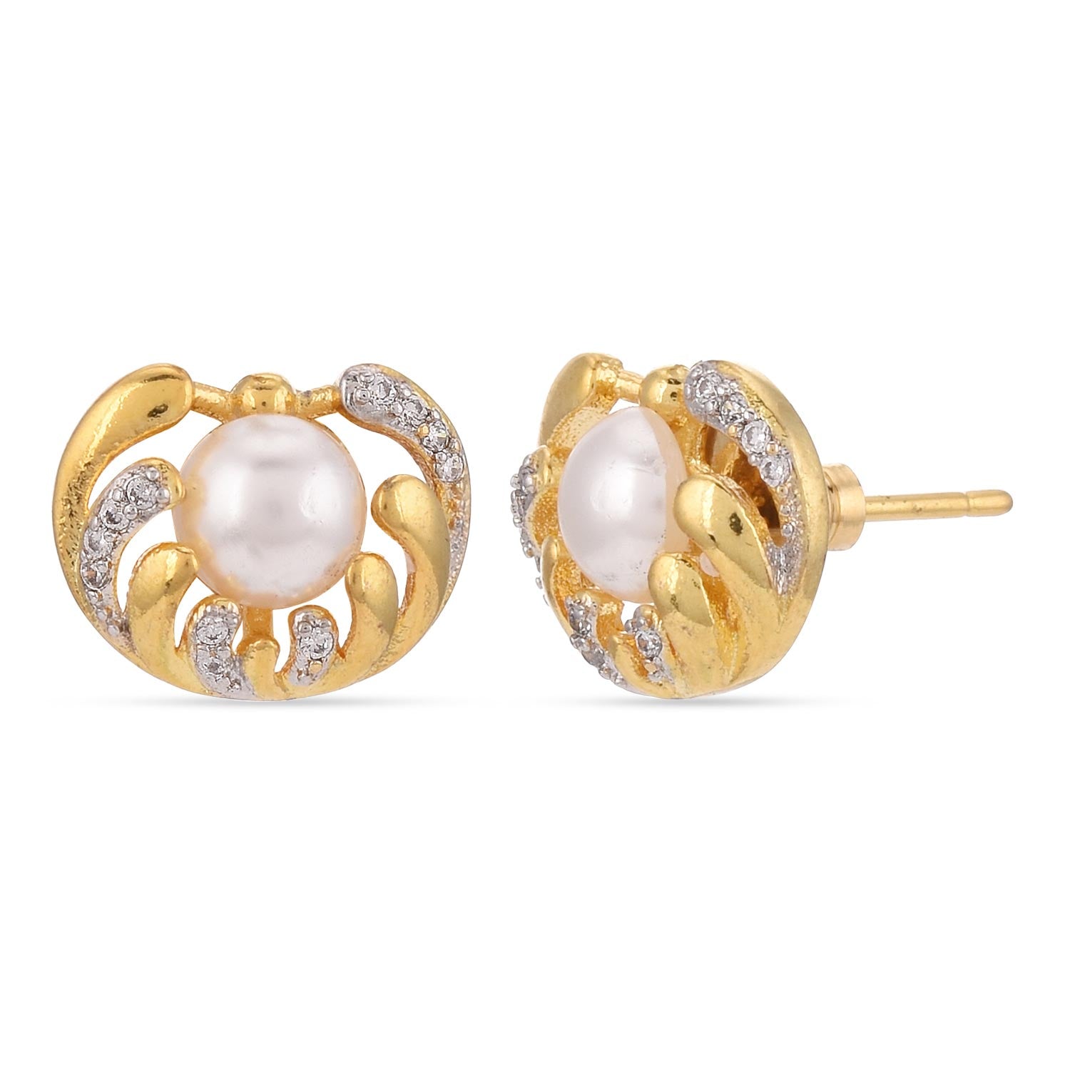 Pearl Designer American Diamonds Workwear Pendant Set