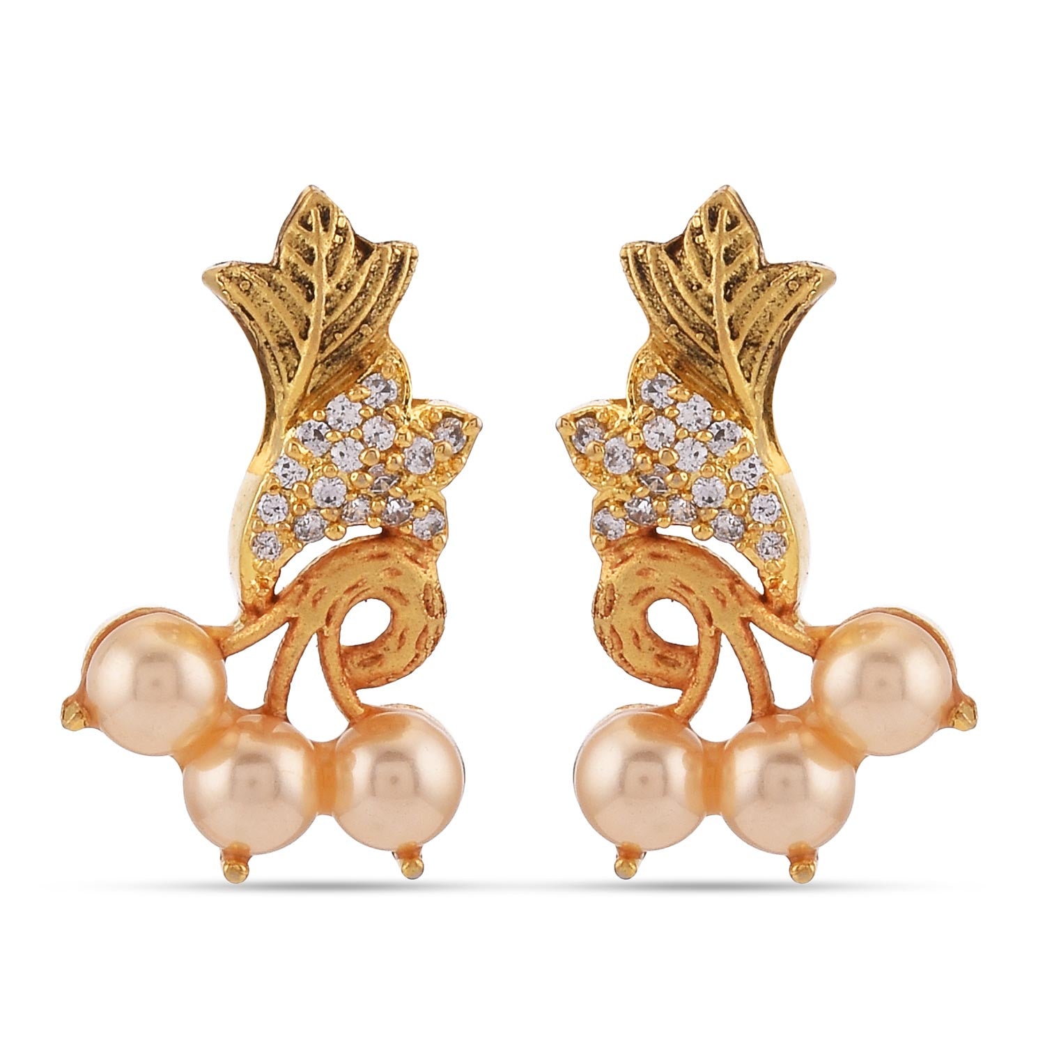 Floral Antique Designer Daily Wear Pendant Set